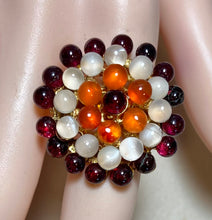 Load image into Gallery viewer, AUTHENTIC SWOBODA RINGS ~ GENUINE MOONSTONE, GARNET, CARNELIAN