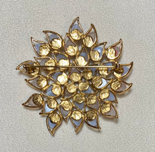 Load image into Gallery viewer, AUTHENTIC SWOBODA BIG FLORAL BROOCH ~ LACE AGATE