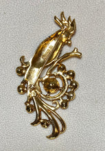 Load image into Gallery viewer, AUTHENTIC SWOBODA COCKATOO BROOCH ~ GENUINE RUBY, SAPPHIRE, FRESH WATER PEARL