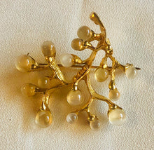 Load image into Gallery viewer, Genuine Moonstone Tree of Life Brooch
