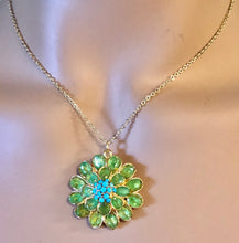 Load image into Gallery viewer, Peridot and Turquoise Necklace
