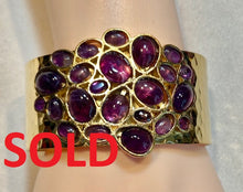 Load image into Gallery viewer, Amethyst Cuff Bracelet
