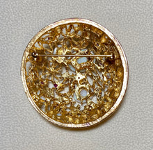 Load image into Gallery viewer, AUTHENTIC SWOBODA CLUSTER BROOCH ~ GENUINE OPAL, RUBY
