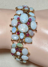 Load image into Gallery viewer, AUTHENTIC SWOBODA BRACELET ~ GENUINE OPAL, RUBY
