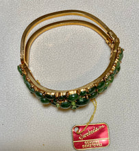 Load image into Gallery viewer, AUTHENTIC SWOBODA CUFF BRACELET ~ JADE, PERIDOT
