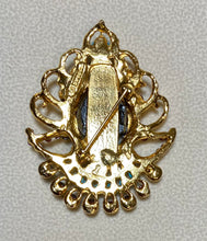 Load image into Gallery viewer, Authentic Swoboda Blackamoor Brooch ~ GARNET, TURQUOISE
