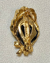 Load image into Gallery viewer, Authentic Swoboda Blackamoor Brooch ~ Peridot
