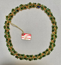 Load image into Gallery viewer, AUTHENTIC SWOBODA NECKLACE ~ JADE, PERIDOT
