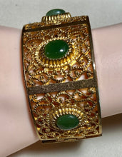 Load image into Gallery viewer, AUTHENTIC SWOBODA CUFF BRACELET ~ JADE
