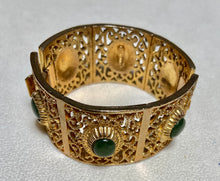 Load image into Gallery viewer, AUTHENTIC SWOBODA CUFF BRACELET ~ JADE
