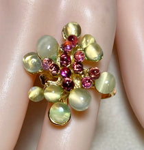 Load image into Gallery viewer, AUTHENTIC SWOBODA RING  ~ GENUINE MOONSTONE, GARNET
