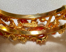 Load image into Gallery viewer, AUTHENTIC SWOBODA CUFF BRACELET ~ GENUINE RED CORAL, FRESH WATER PEARL
