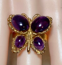 Load image into Gallery viewer, AUTHENTIC SWOBODA BEE RING ~ AMETHYST
