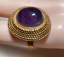 Load image into Gallery viewer, AUTHENTIC SWOBODA RING ~ AMETHYST
