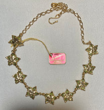 Load image into Gallery viewer, AUTHENTIC SWOBODA FLOWER NECKLACE ~ PERIDOT, SAPPHIRE
