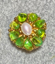 Load image into Gallery viewer, AUTHENTIC SWOBODA RINGS ~ PERIDOT, FRESH WATER PEARL
