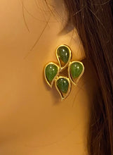Load image into Gallery viewer, AUTHENTIC SWOBODA EARRINGS ~ JADE
