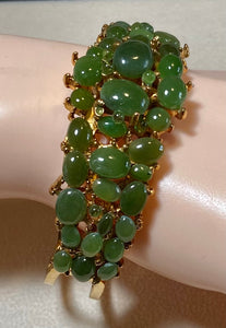 AUTHENTIC SWOBODA CUFF BRACELET ~ JADE