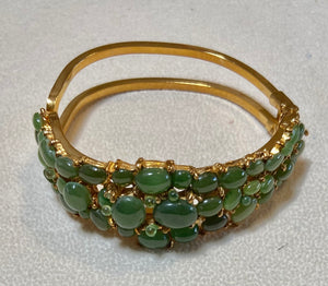 AUTHENTIC SWOBODA CUFF BRACELET ~ JADE