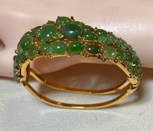 AUTHENTIC SWOBODA CUFF BRACELET ~ JADE