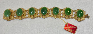 AUTHENTIC SWOBODA BRACELET ~ JADE, PERIDOT