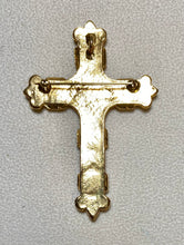 Load image into Gallery viewer, Authentic Swoboda Cross Pendant ~ Jade, Peridot
