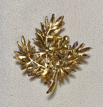 Load image into Gallery viewer, AUTHENTIC SWOBODA PINE APPLE BROOCH ~ AMETHYST, GREEN MOONSTONE
