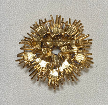 Load image into Gallery viewer, AUTHENTIC SWOBODA STARBURST BROOCH ~ AMETHYST
