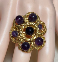 Load image into Gallery viewer, AUTHENTIC SWOBODA RING ~ AMETHYST
