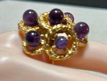 Load image into Gallery viewer, AUTHENTIC SWOBODA RING ~ AMETHYST
