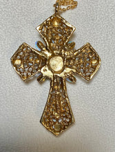 Load image into Gallery viewer, Authentic Swoboda Cross Pendant ~ Genuine Australian Opal
