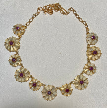 Load image into Gallery viewer, AUTHENTIC SWOBODA NECKLACE ~ Genuine Moonstone, Ruby

