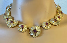 Load image into Gallery viewer, AUTHENTIC SWOBODA NECKLACE ~ Genuine Moonstone, Ruby
