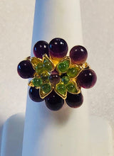 Load image into Gallery viewer, Amethyst and Peridot Ring
