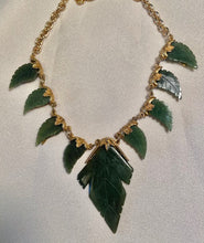 Load image into Gallery viewer, Jade Leaves Necklace
