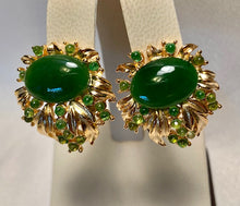 Load image into Gallery viewer, Jade and Peridot Earring
