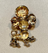 Load image into Gallery viewer, Coral and  Peridot Dog Brooch
