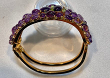 Load image into Gallery viewer, Amethyst and Peridot Cuff  Bracelet
