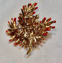 Load image into Gallery viewer, Coral Flower Brooch
