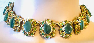 Jade and Peridot Necklace