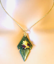 Load image into Gallery viewer, Jade, Garnet and Peridot Necklace
