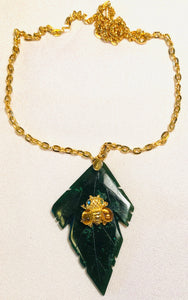 Jade, Garnet and Peridot Necklace