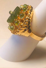 Load image into Gallery viewer, Jade and Peridot Ring

