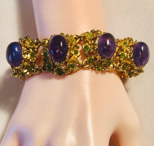 Load image into Gallery viewer, Amethyst and Peridot Bracelet
