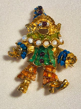 Load image into Gallery viewer, Multi-Stone Clown Brooch
