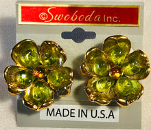Load image into Gallery viewer, Peridot and Citrine Earring
