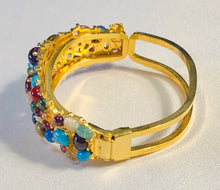 Load image into Gallery viewer, Multi Stone Cuff Bracelet
