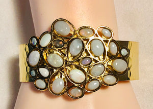 Opal Cuff Bracelet