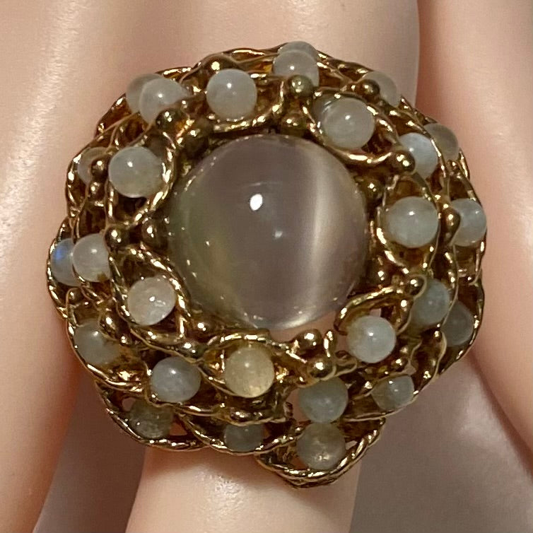 Genuine Moonstone ring