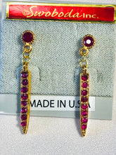 Load image into Gallery viewer, Genuine Ruby Earring
